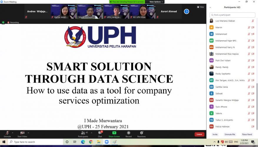 Webinar Smart Solution through Data Science