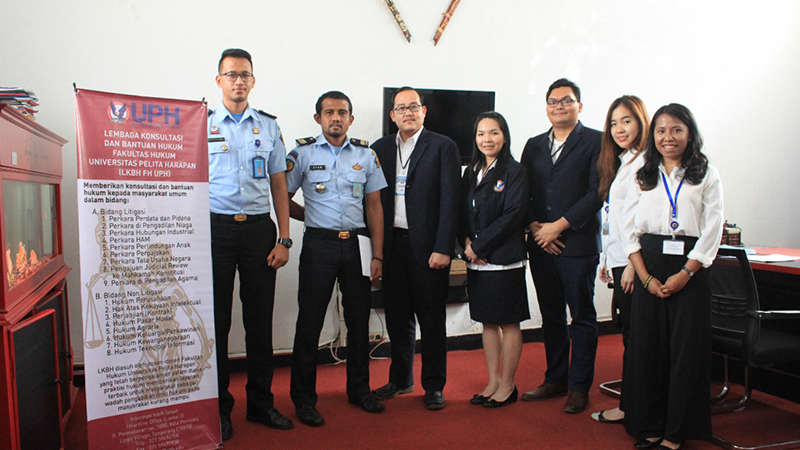 LKBH Law Faculty of UPH Volunteers for LP Kelas IIA Tangerang