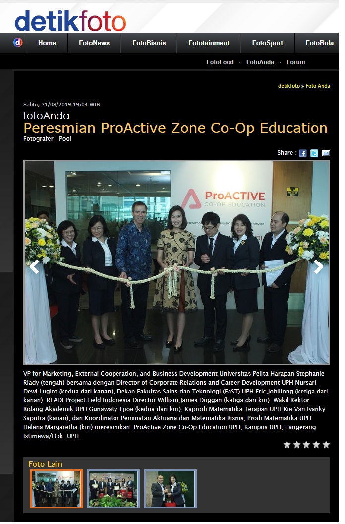 Peresmian ProActive Zone Co-Op Education