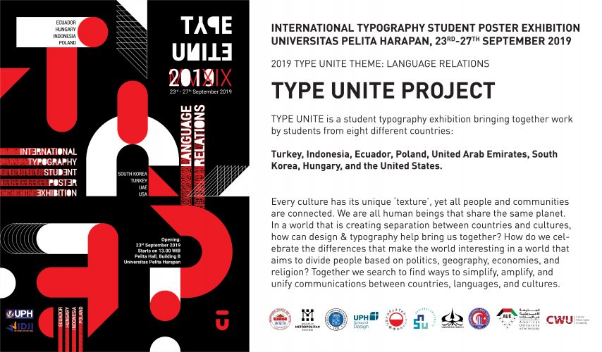 International Typography Student Poster Exhibition: Type Unite Project