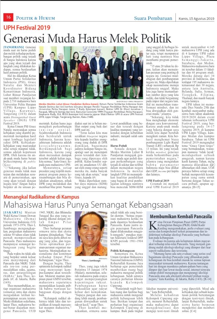 Generasi Muda Harus Melek Politik