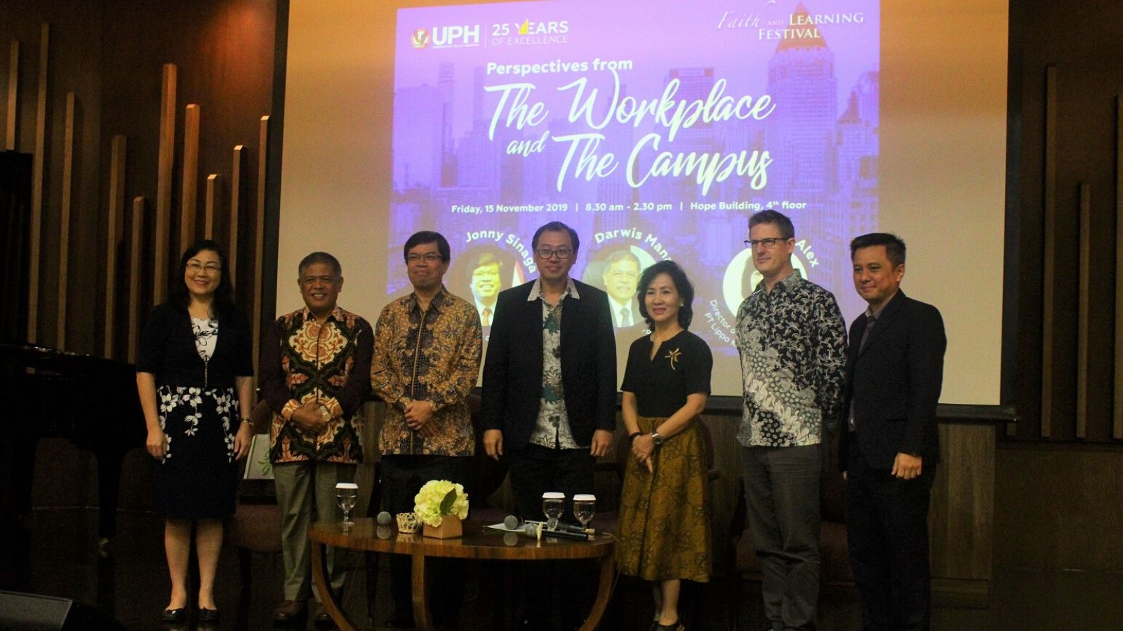 Faith and Learning Festival 2019:  A Lecturer?s Practical Guide in Preparing Graduates with Integrity