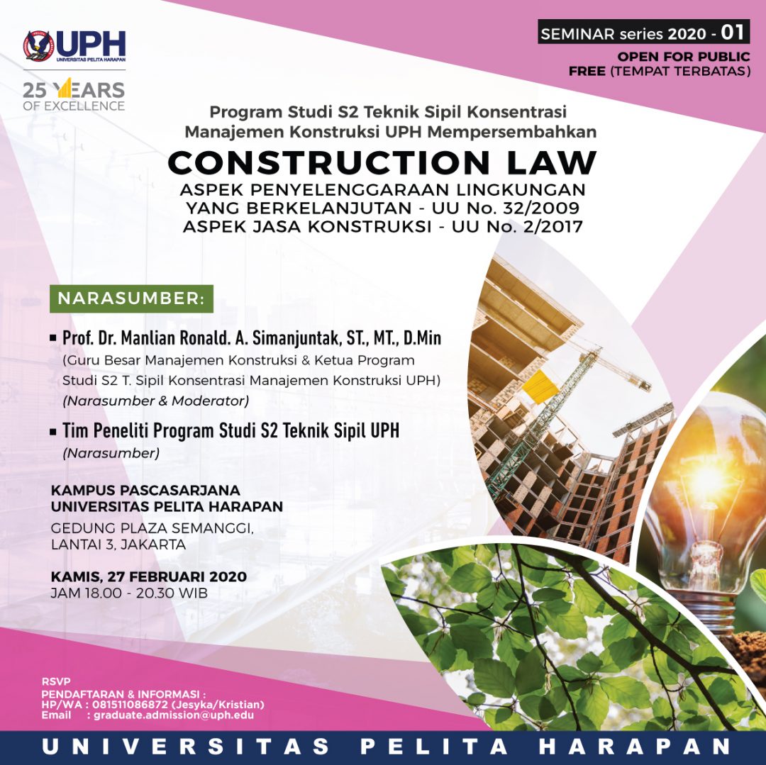 CONSTRUCTION LAW SEMINAR