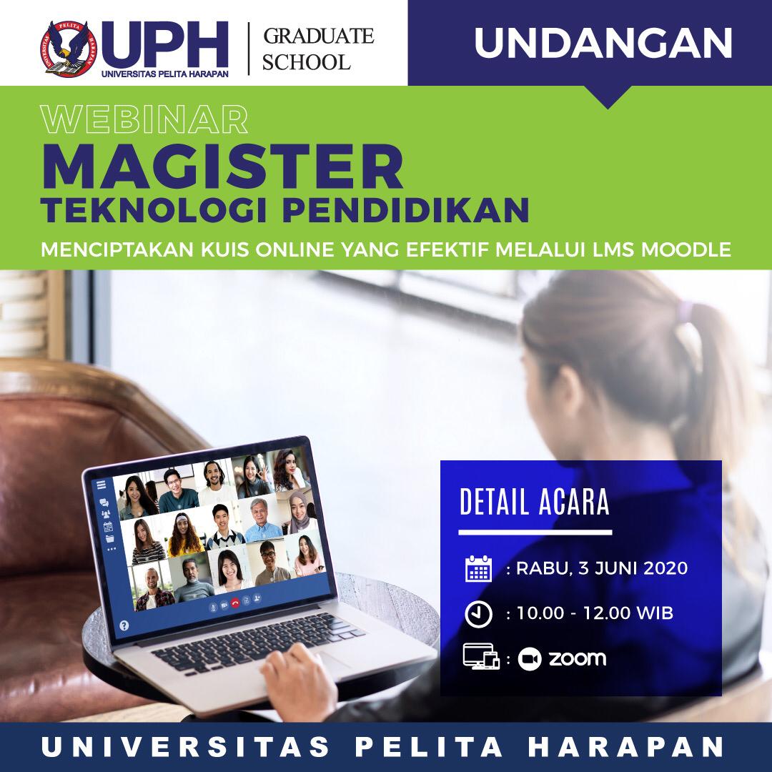 Webinar: Menciptakan Kuis Online yang Efektif Melalui LMS Moodle