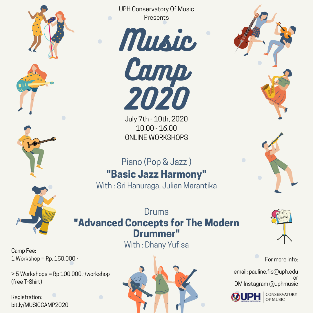 Music Camp 2020: Piano (Pop & Jazz) & Drums