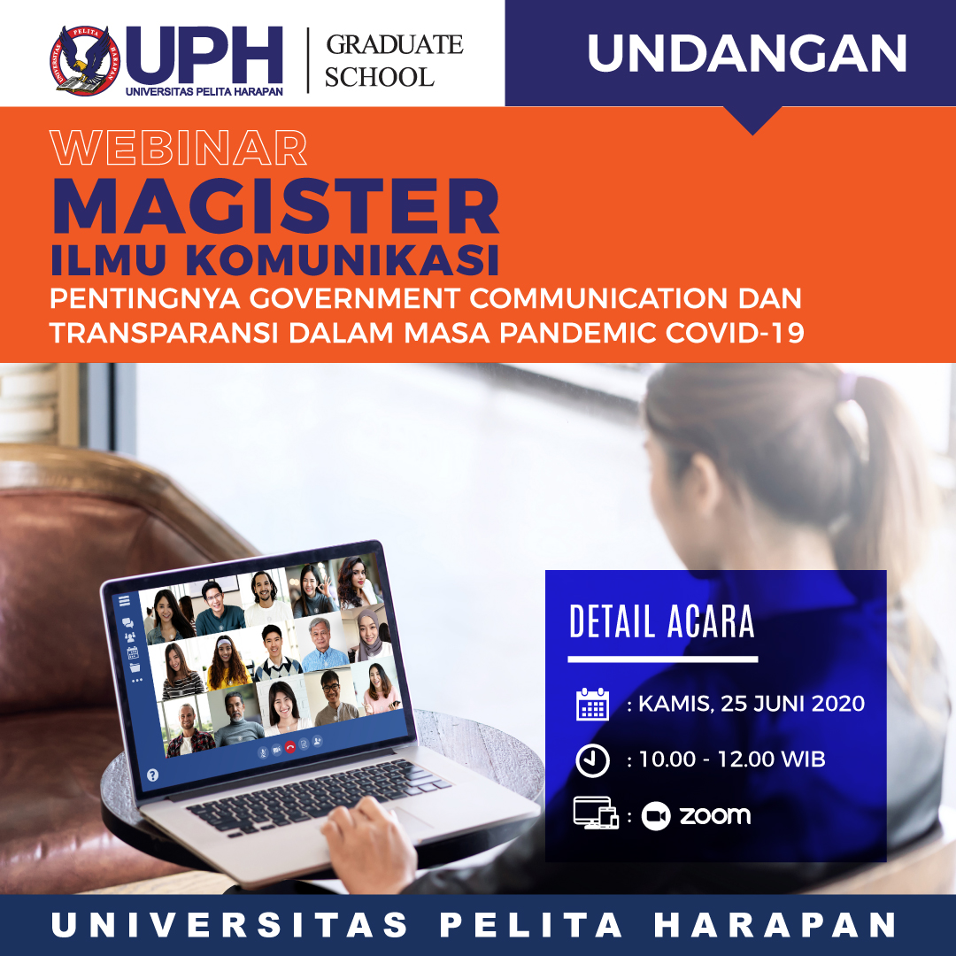 Webinar Pentingnya Government Communication dan Transparansi dalam Masa Pandemic Covid-19