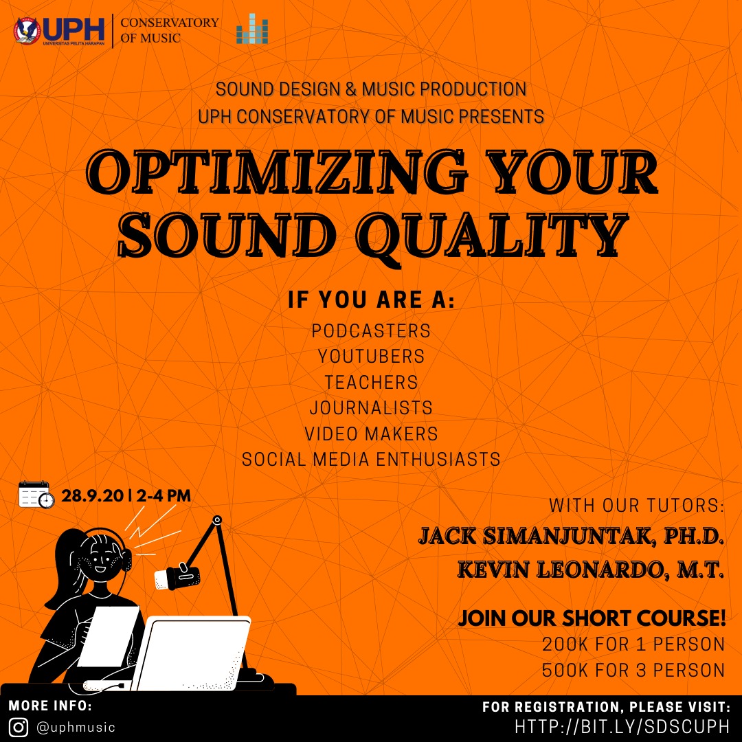 Webinar Sound Design & Music Production: Optimizing Your Sound Quality