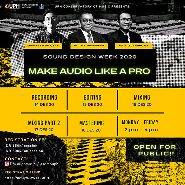 Webinar Musik: The Easiest Guide to Make an Audio Like a Pro