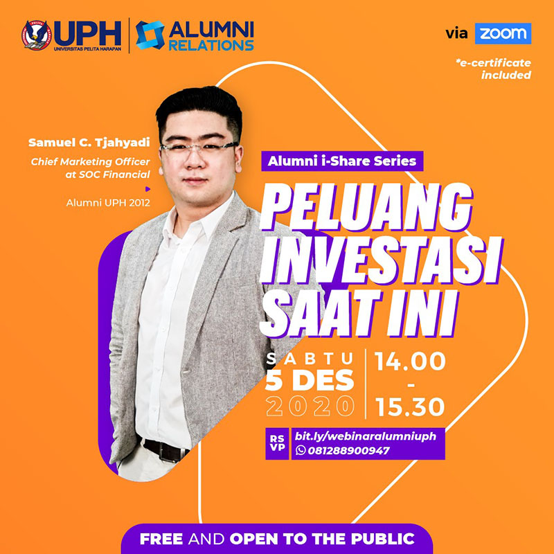 Webinar Alumni i-Share Series: Peluang Investasi Saat Ini