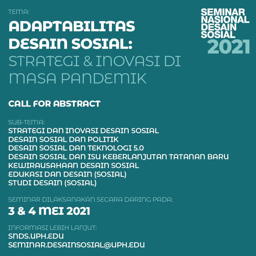 Seminar Nasional Desain Sosial 2021