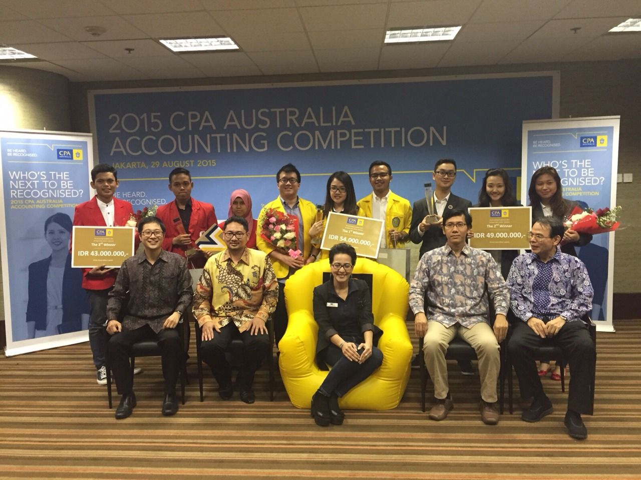 UPH Accounting Students Won Second Place at the 2015 CPA Australia Competition