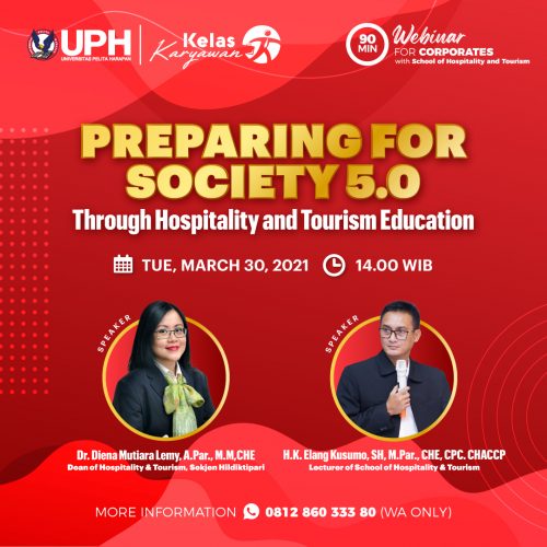 Preparing For Society 5.0 Through Hospitality and Tourism Education