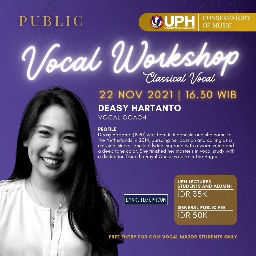 Public Vocal Workshop: Classical Vocal
