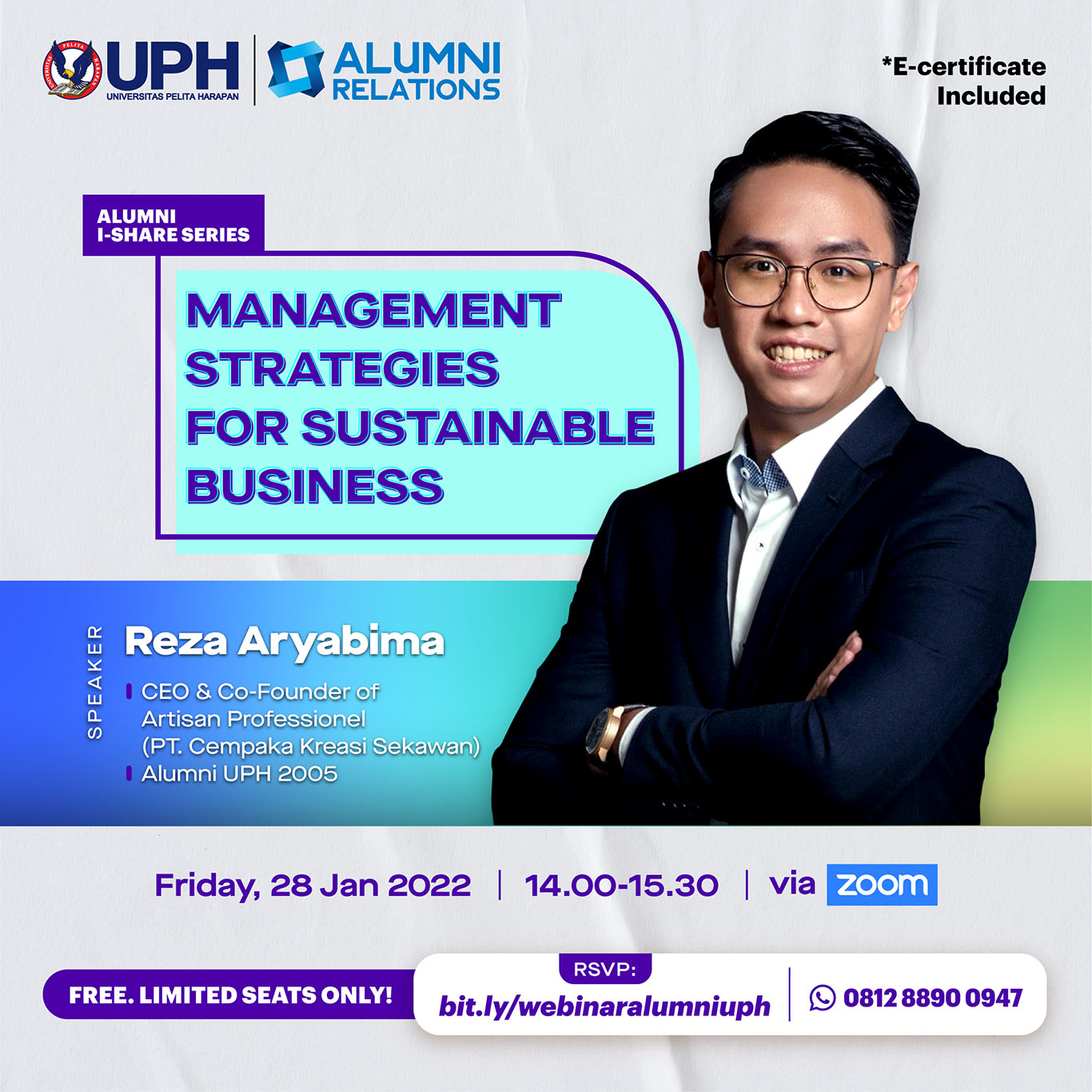 Alumni i-Share Series : Management Strategies for Sustainable Business