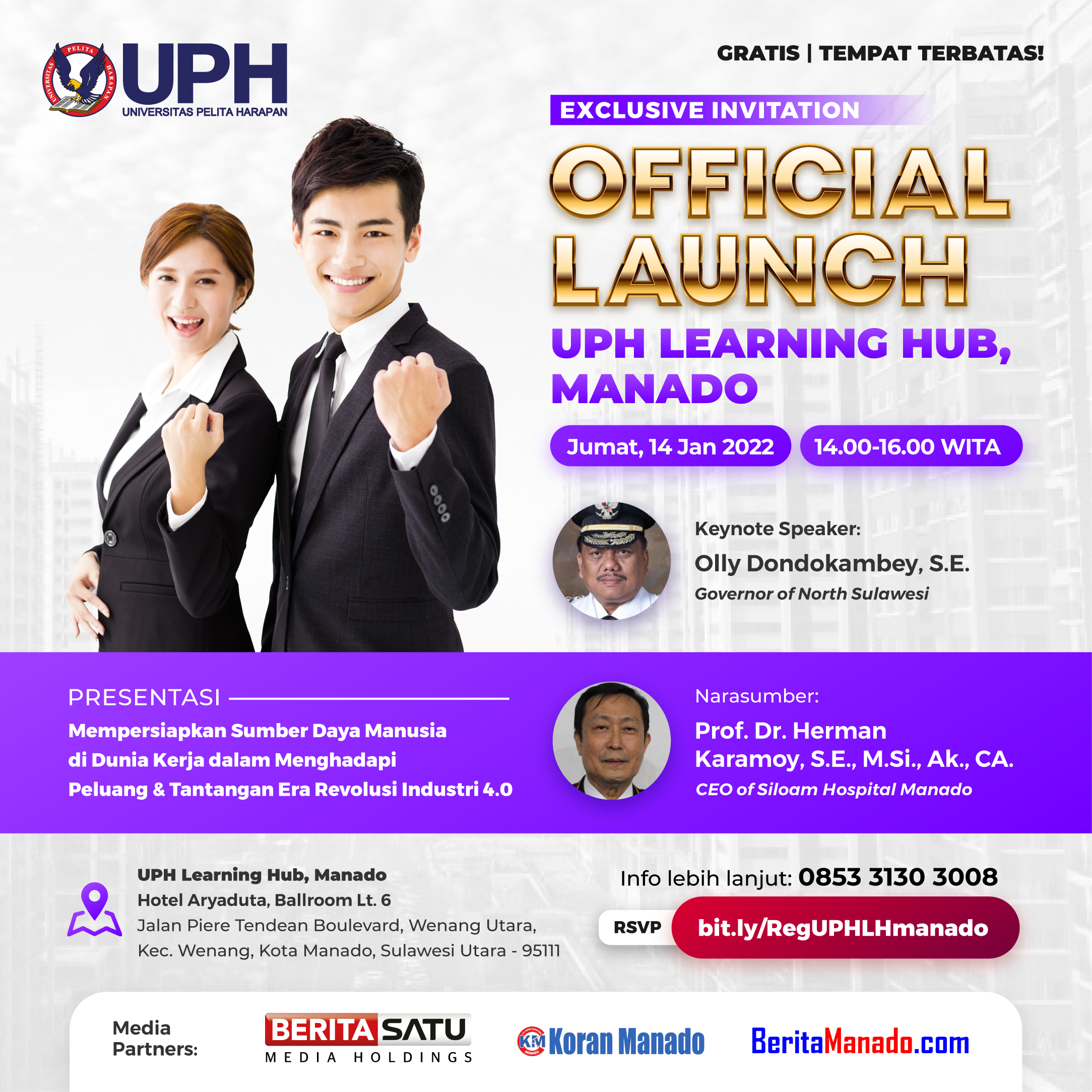 Official Launch UPH Learning Hub Manado