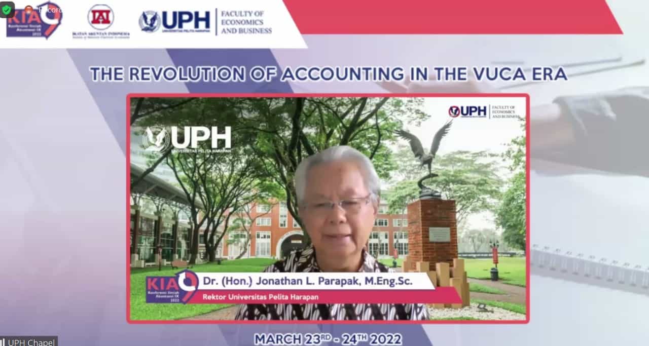 UPH Jadi Tuan Rumah KIA IX, Bahas Revolusi Akuntansi di VUCA Era