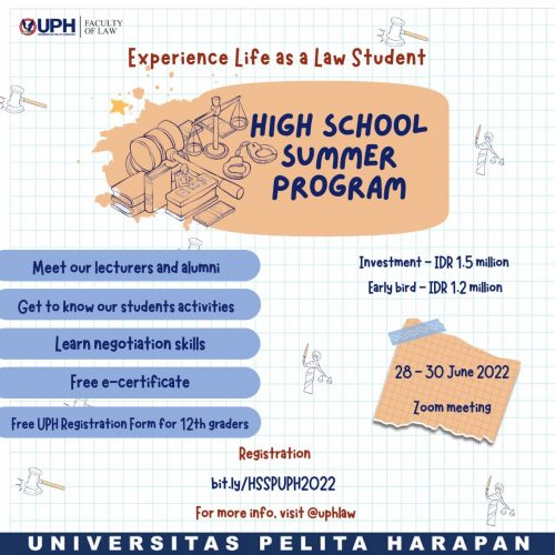 Experience Life as a Law Student - High School Summer Program