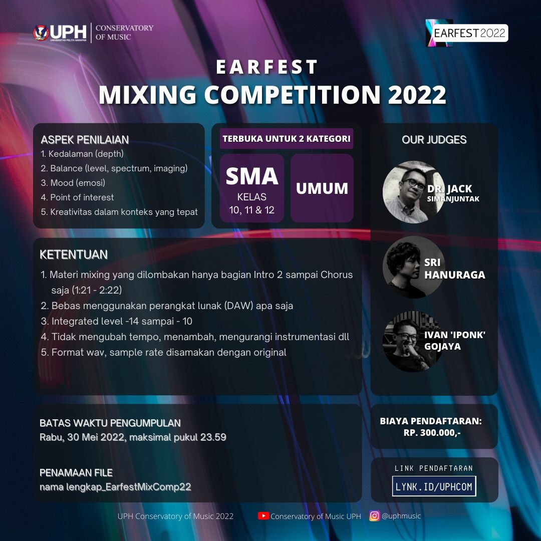 Earfest: Mixing Competition 2022