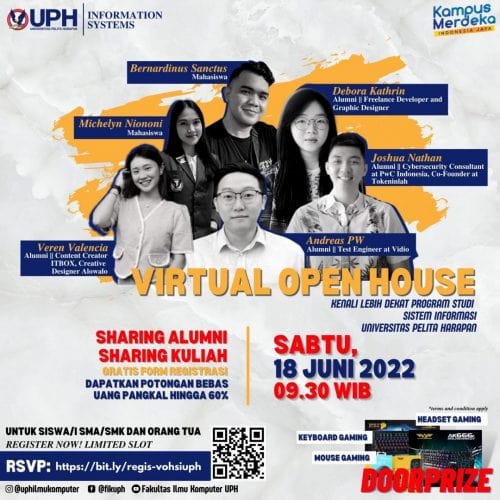 Virtual Open House Program Studi Sistem Informasi UPH