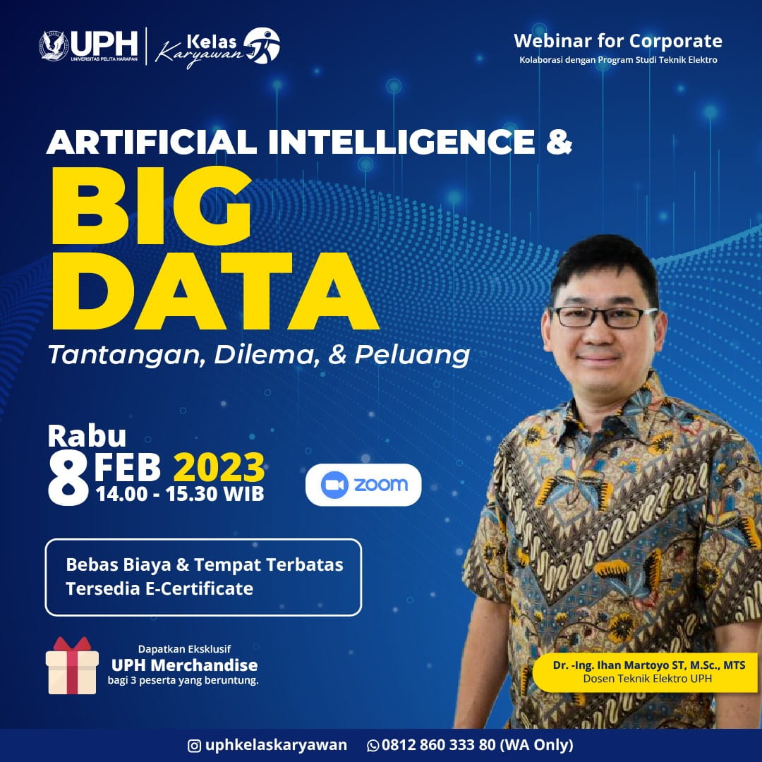Artificial Intelligence & Big Data: Tantangan, Dilema, & Peluang