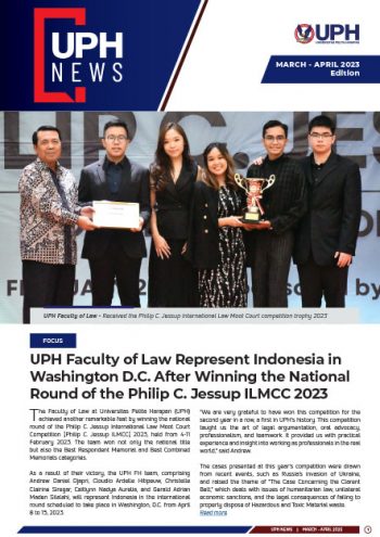 COVER - [ENGLISH] E-newsletter UPH Maret - April 2023 (REV2)-1