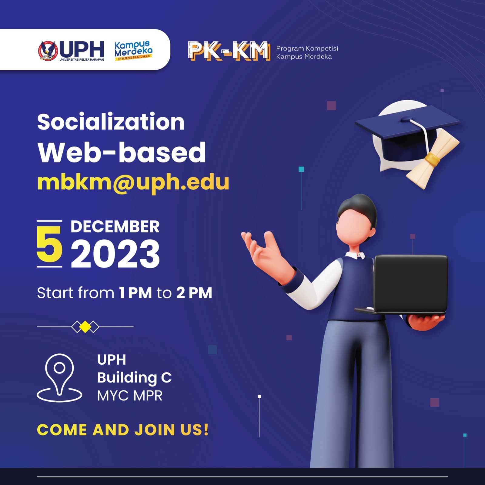 Socialization Web-based mbkm@uph.edu