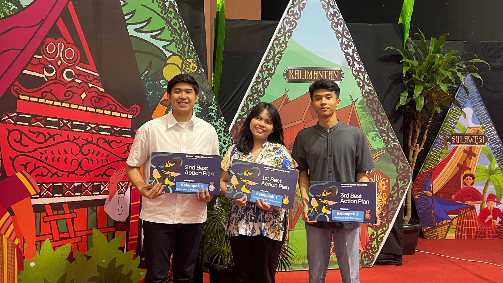 Muda, Peduli, Berdampak! Tiga Mahasiswa UPH Sabet Juara di Student Camp BK2PTKI 2025 