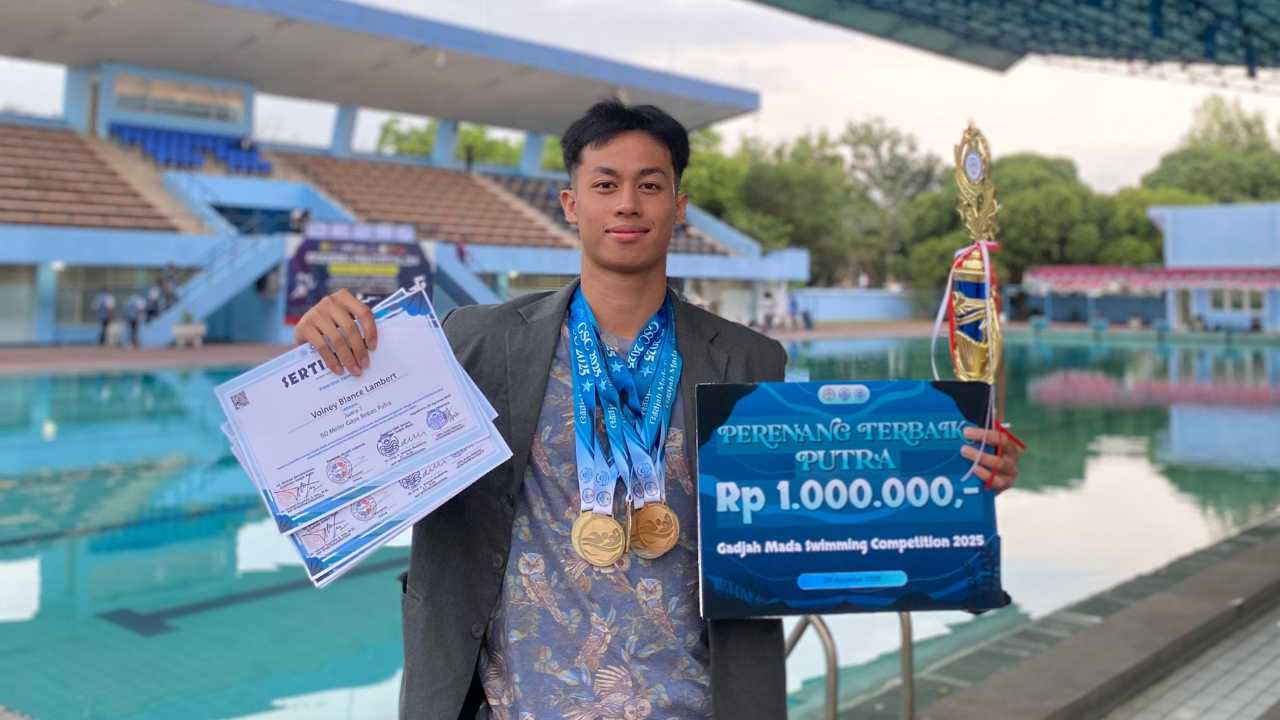 Volney Blance Lambert, Mahasiswa Kedokteran UPH Sapu 12 Medali di Dua Ajang Renang Nasional 