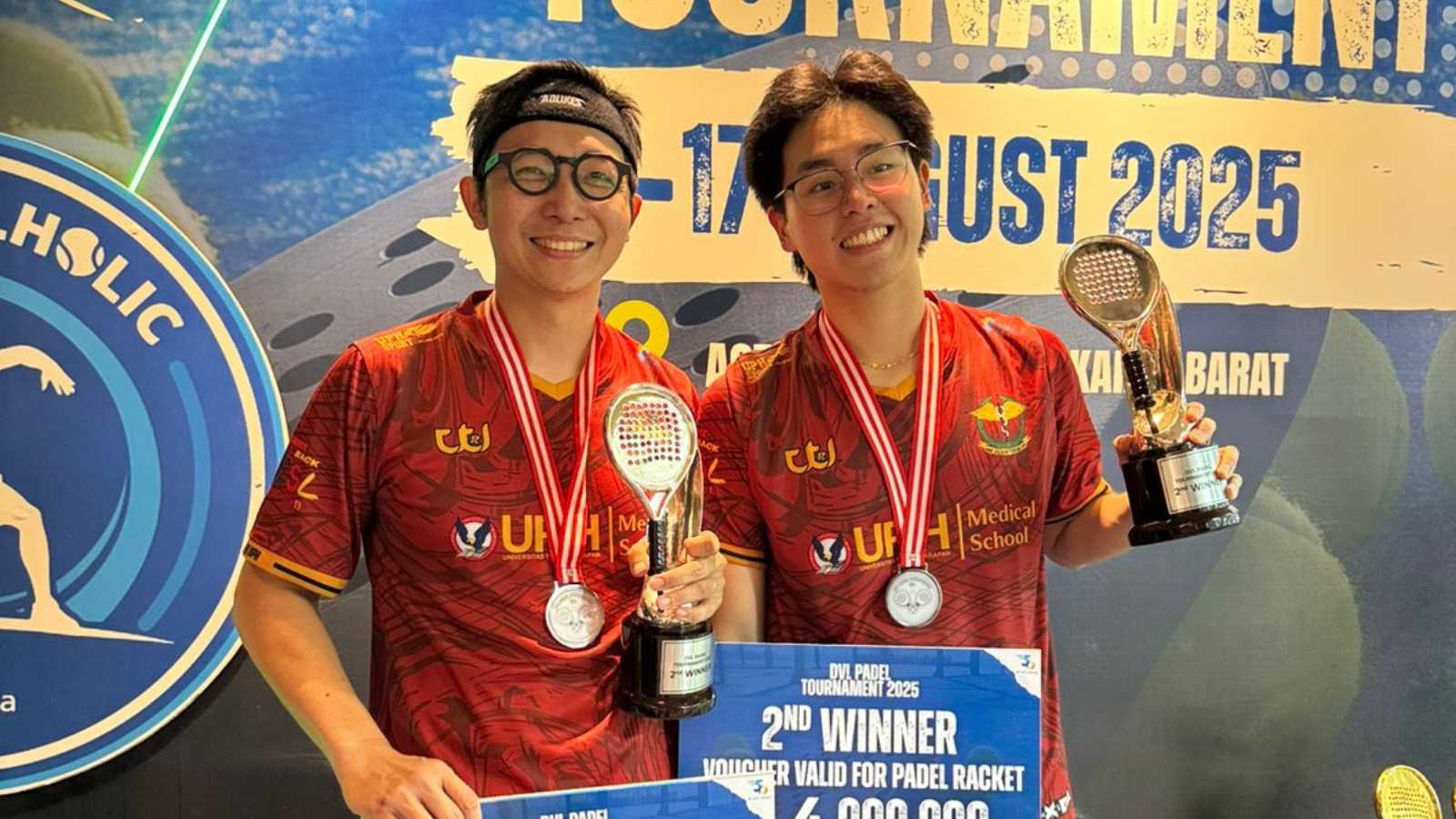 Debut Gemilang! UKM Padel Fakultas Kedokteran UPH Ukir Prestasi Juara 2 di Turnamen Perdana Khusus Tenaga Medis 