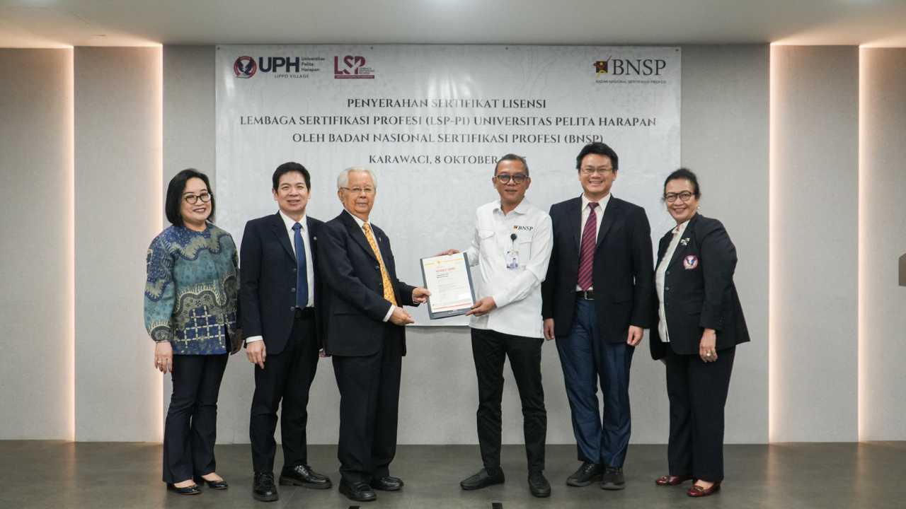 UPH Raih Lisensi LSP dari BNSP: Dorong Mahasiswa Raih Sertifikasi Kompetensi Berstandar Nasional 