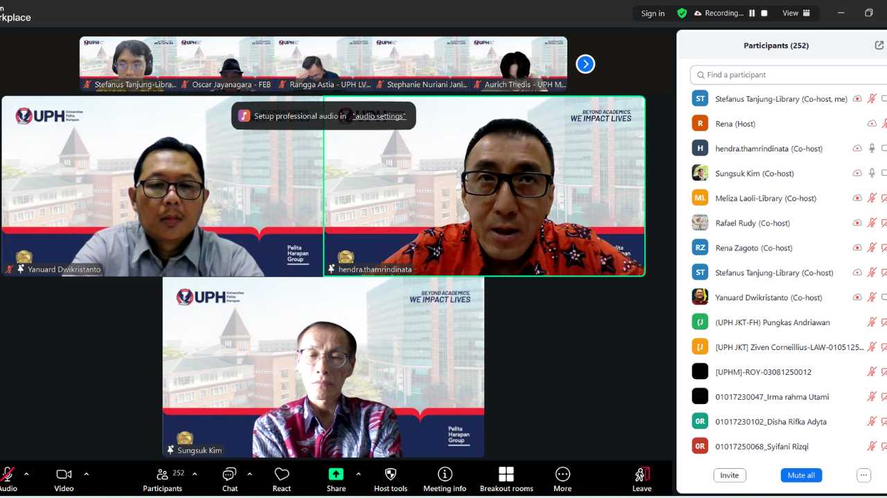 Bukan Sekadar Soal Keuntungan, UPH Dorong Literasi Keuangan Berlandaskan Iman Kristen 