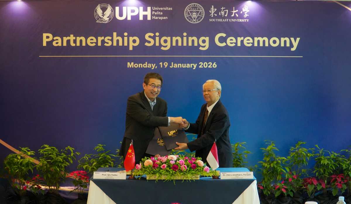 Bangun Pendidikan Berdaya Saing Global, UPH Jalin Kemitraan Strategis dengan Southeast University China