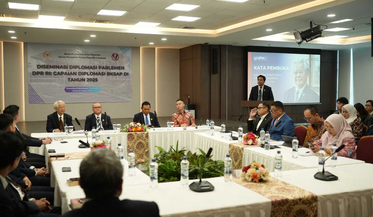 Perkuat Diplomasi Parlemen, BKSAP DPR RI Gandeng Dunia Akademik, Universitas Pelita Harapan, Bahas Tantangan Global