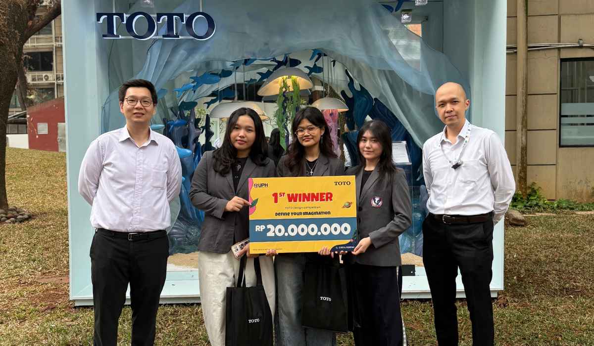 Mahasiswa Desain Interior UPH Raih Juara 1 Toto Design Competition 2026, Hadirkan Karya Instalasi Unik dan Kreatif