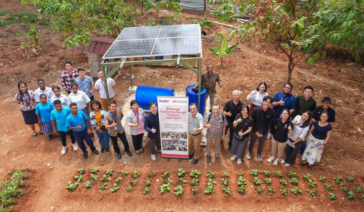 UPH dan Singapore Polytechnic Resmikan Proyek Panel Surya Agrivoltaik LeX+, Dukung Pertanian dan Peternakan Berkelanjutan